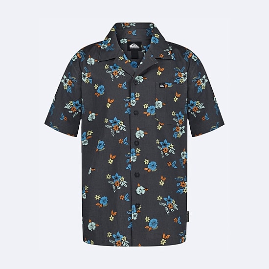 Quiksilver Big Kid Boys Short Sleeve Regular Fit Button-Down Shirt