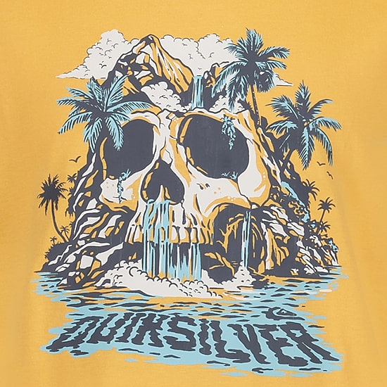 Quiksilver Big Kid Boys Crew Neck Short Sleeve Regular Fit Graphic T-Shirt