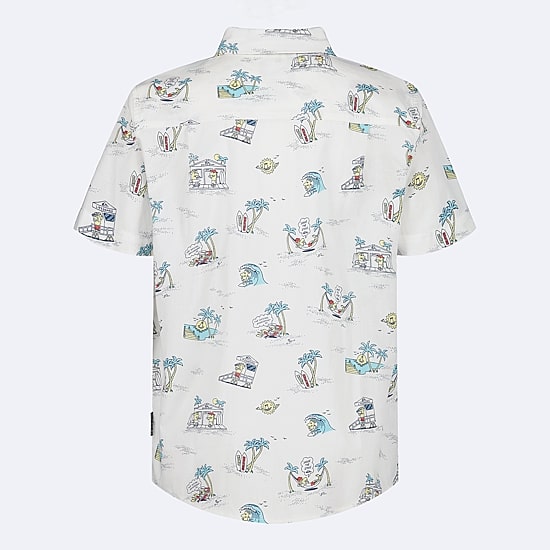 Quiksilver Big Kid Boys Short Sleeve Regular Fit Button-Down Shirt