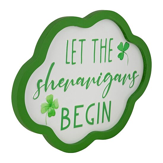 Northlight 14" Let The Shenanigans Framed Wall Sign