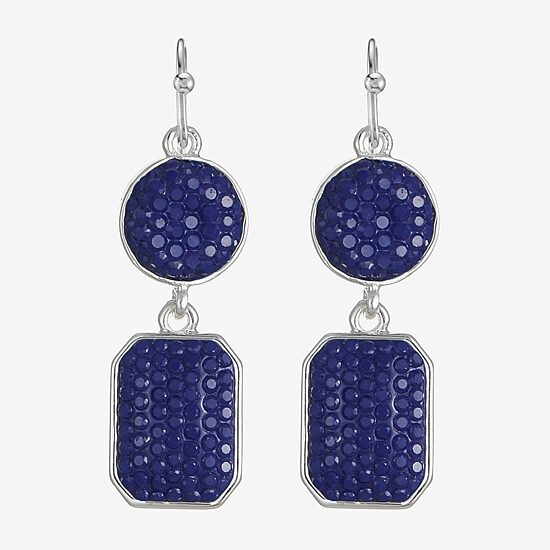 Mixit Womens Drop Earrings