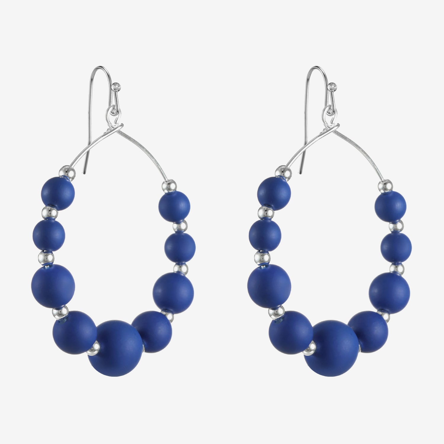 Liz Claiborne Womens 60mm Round Hoop Earrings