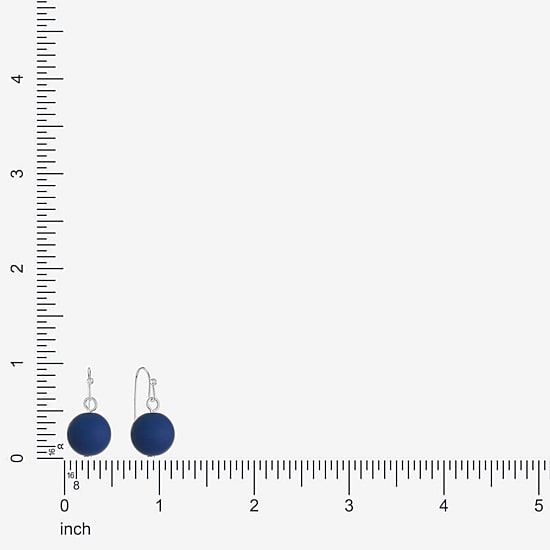 Liz Claiborne Womens Round Drop Earrings