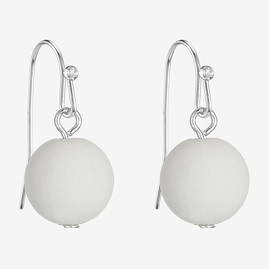 Liz Claiborne Womens Round Drop Earrings