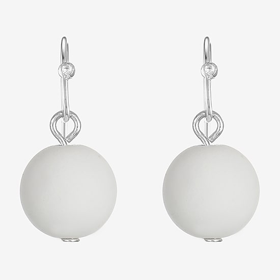 Liz Claiborne Womens Round Drop Earrings