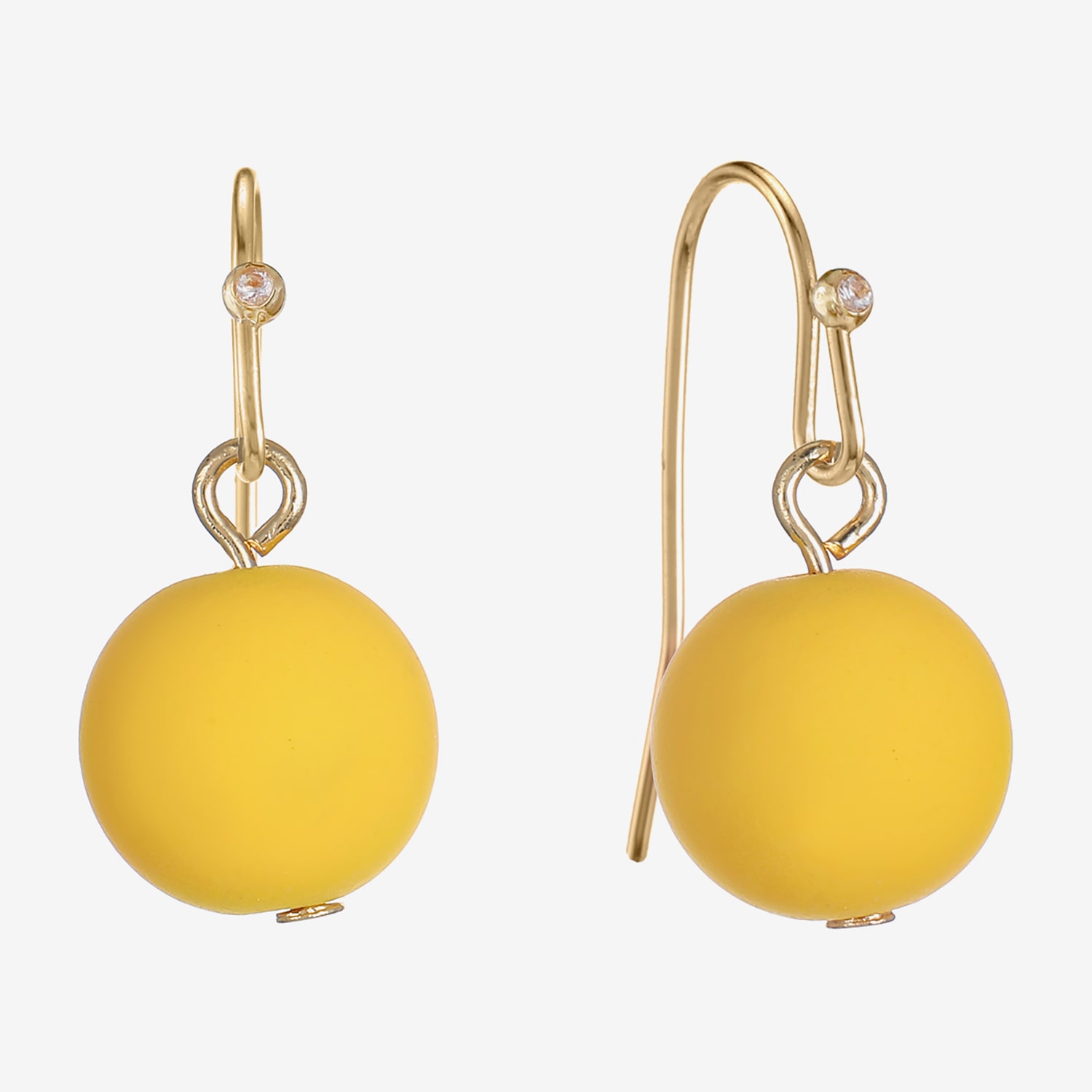 Liz Claiborne Womens Round Drop Earrings