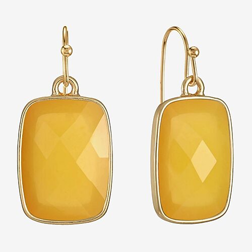 Liz Claiborne Womens Drop Earrings, One Size, Yellow