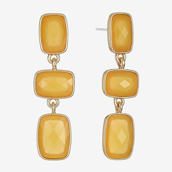 Liz Claiborne Womens Hypoallergenic Drop Earrings