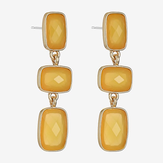 Liz Claiborne Womens Hypoallergenic Drop Earrings