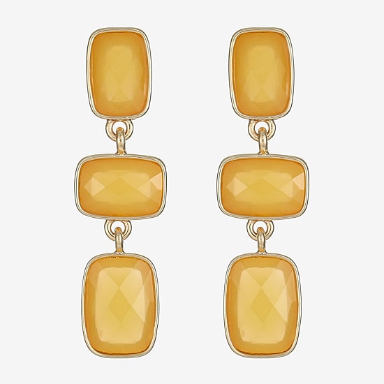 Liz Claiborne Womens Hypoallergenic Drop Earrings