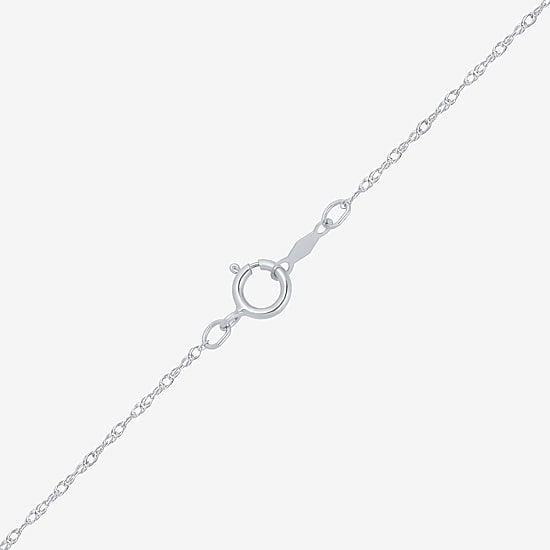 Limited Quantities! Womens 1/2 CT. T.W. Natural White Diamond Sterling Silver Heart 18 Inch Pendant Necklace