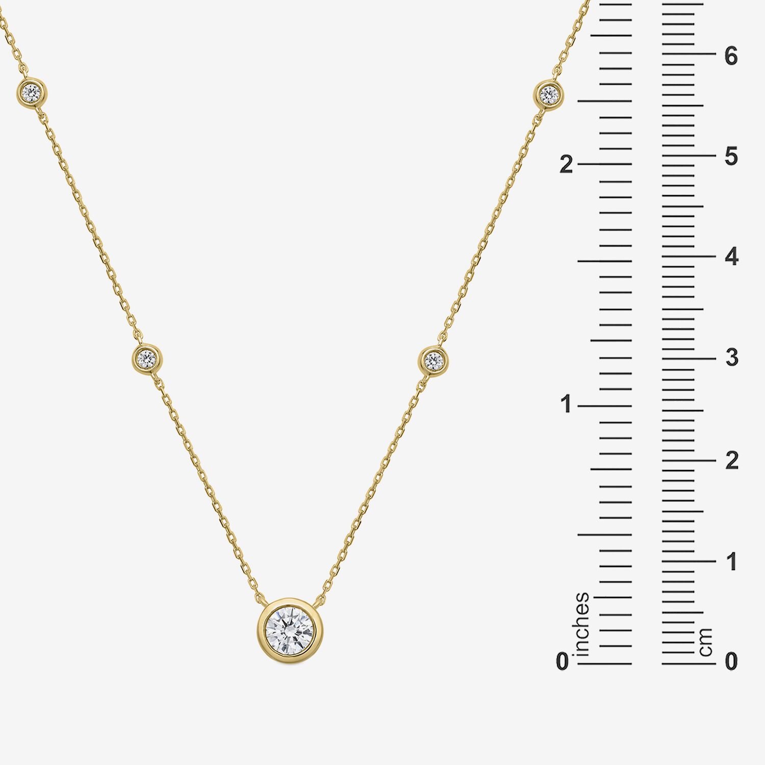 Limited Quantities! Womens 5/8 CT. T.W. Lab Grown White Diamond 14K Gold Over Silver 18 Inch Pendant Necklace