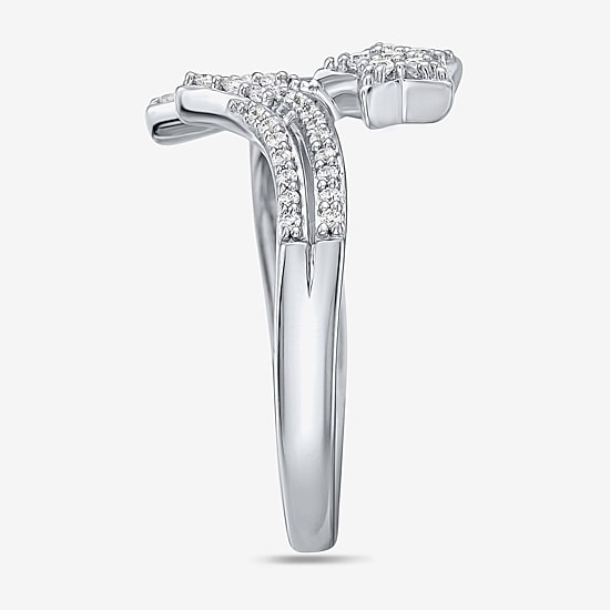 Limited Quantities! Womens 14MM 1/5 CT. Natural White Diamond Sterling Silver Round Band