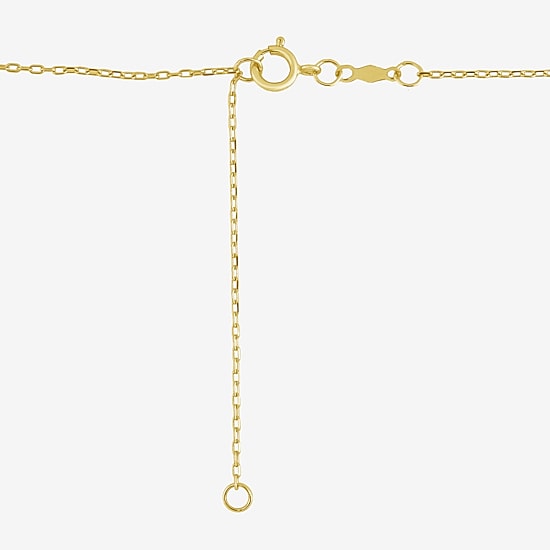 Floating Diamonds (F / Vs2) Womens 14K Gold 18 Inch Cable Chain Necklace