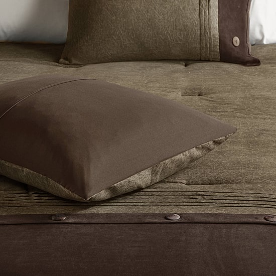 Madison Park Westbrook 7-Pc. Faux Suede Comforter Set