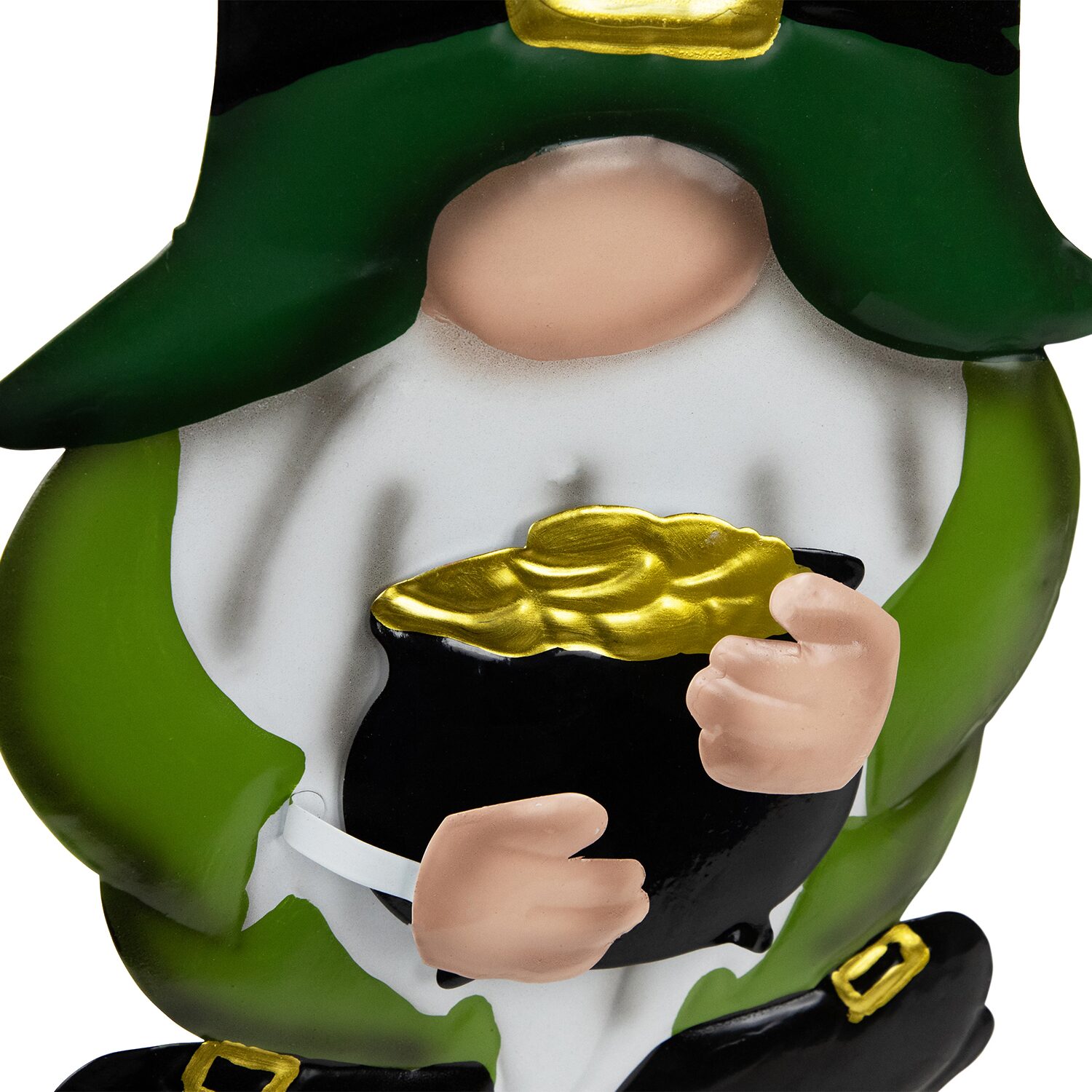 Northlight 28" Pot Of Gold And Rainbow Gnomes Outdoor St. Patricks Day Yard Art