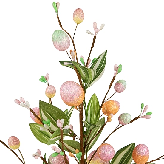 Northlight 18" Artificial With Easter Eggs Indoor Artificial Tree