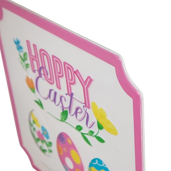 Northlight 10" Hoppy Open Daily Metal Wall Sign