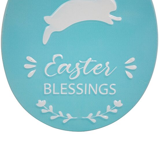 Northlight 10" Egg Metal Wall Sign