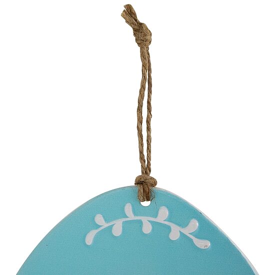 Northlight 10" Egg Metal Wall Sign