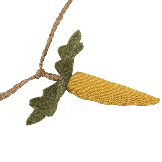 Northlight 4ft Fabric Rabbits And Carrots Easter Indoor Garland