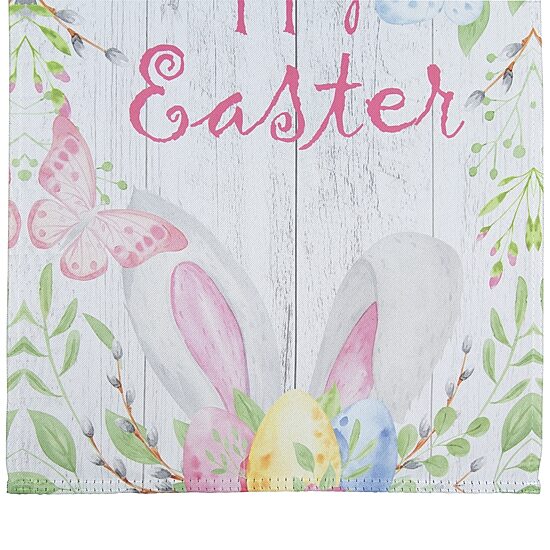 Northlight 13" Happy Bunny Ears Garden Flag