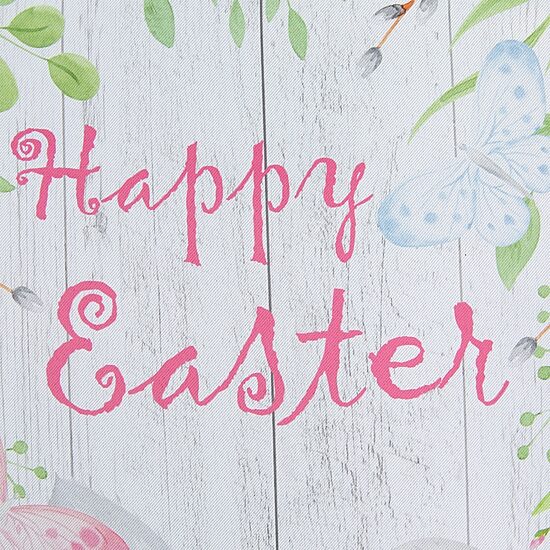 Northlight 13" Happy Bunny Ears Garden Flag