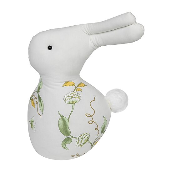 Northlight 14" Plush Soft Floral Rabbit Spring Easter Figurine