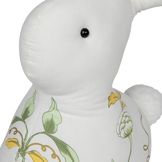 Northlight 14" Plush Soft Floral Rabbit Spring Easter Figurine