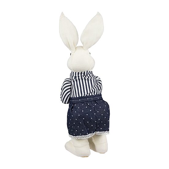 Northlight 19" Standing Girl Bunny With Basket Easter Figurine