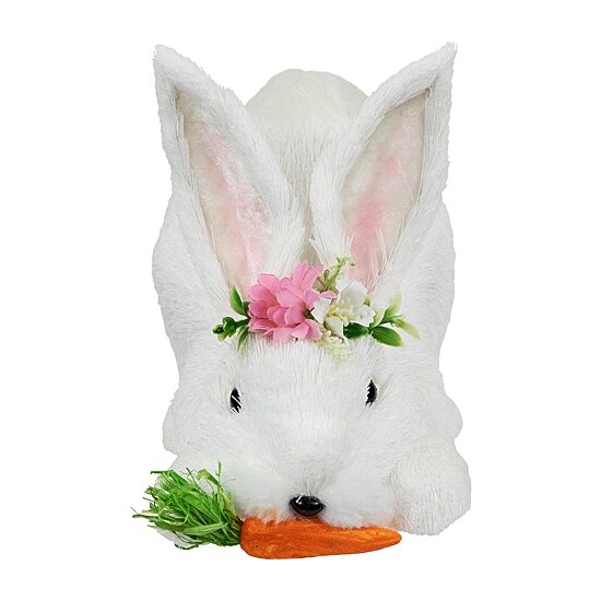 Northlight 9" Rabbit With Carrot Easter Figurine