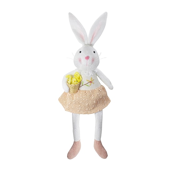 Northlight 24" Girl Bunny Rabbit And Spring Easter Figurine