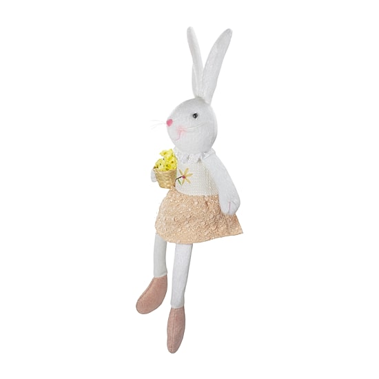 Northlight 24" Girl Bunny Rabbit And Spring Easter Figurine