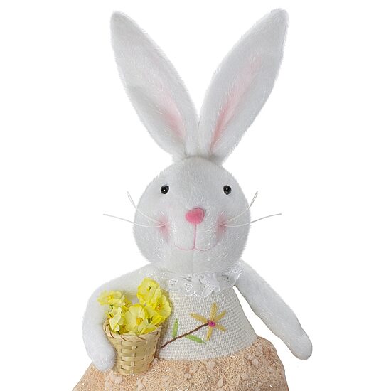 Northlight 24" Girl Bunny Rabbit And Spring Easter Figurine