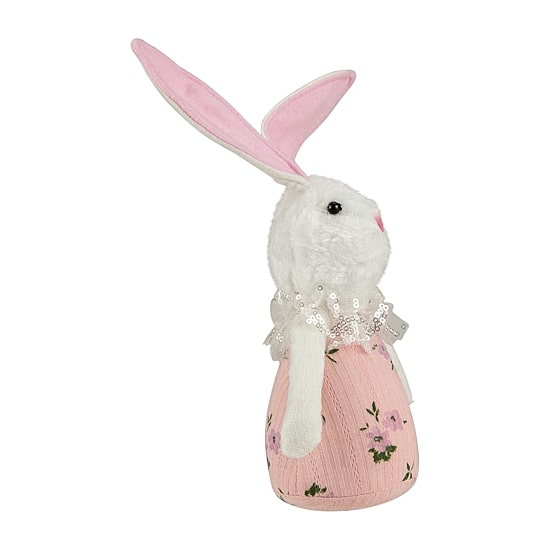 Northlight 11" Spring Floral Bunny Easter Figurine