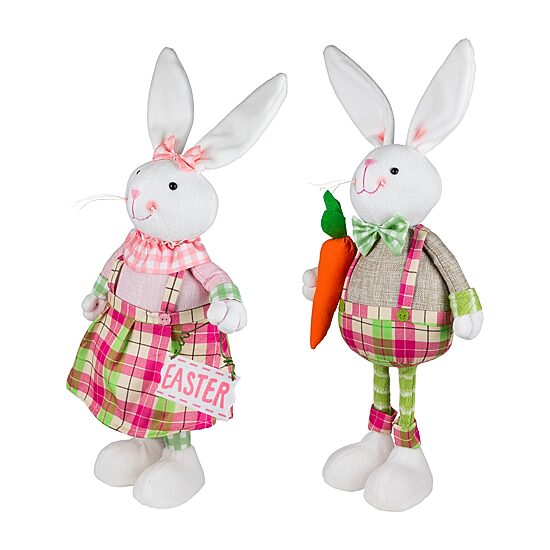 Northlight 19" Bunny Rabbit With Spring Easter Figurine
