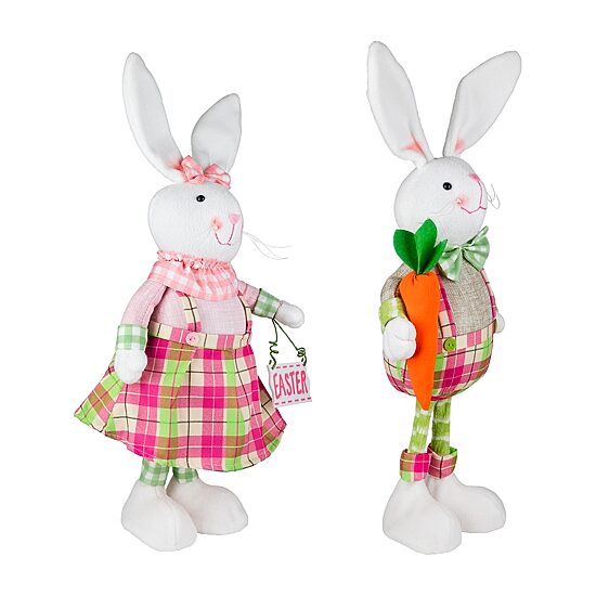 Northlight 19" Bunny Rabbit With Spring Easter Figurine