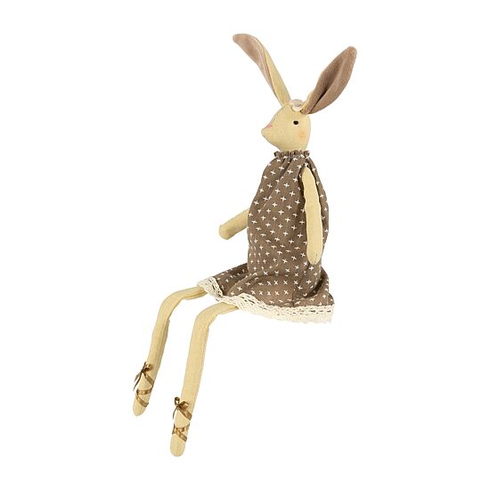 Northlight 12" Long Legged Sitting Ballerina Girl Bunny Easter Figurine