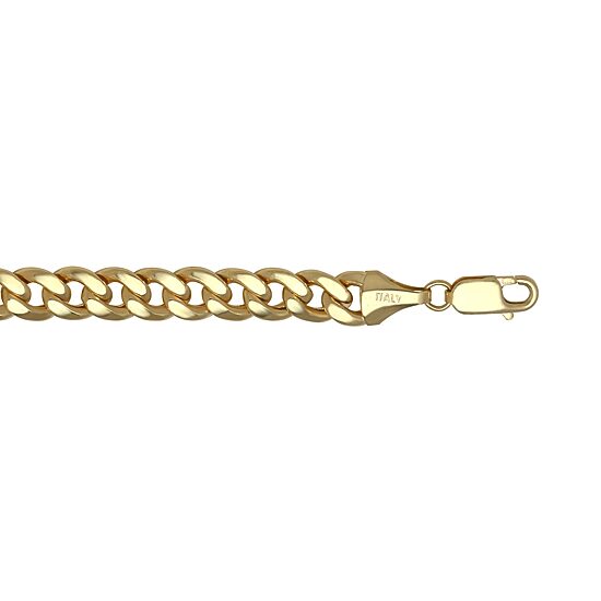 Mens 14K Gold 24 Inch Curb Chain Necklace