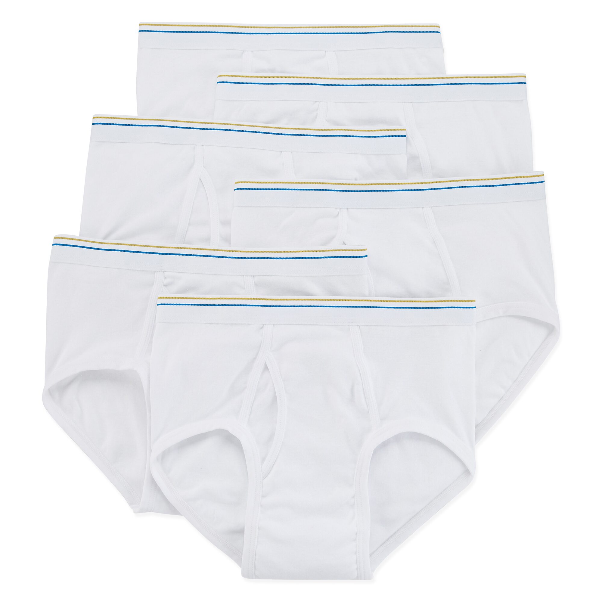 Stafford® 6 Pair Blended Cotton Full-Cut Briefs