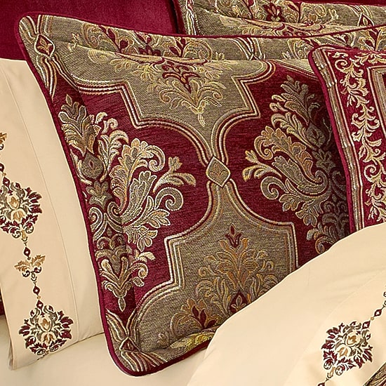 Queen Street Matilda 4-pc. Damask + Scroll Comforter Set