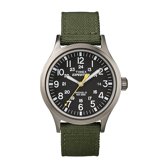 Timex Expedition Scout Mens Green Strap Watch T49961jt