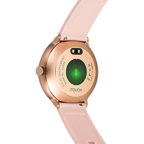 Itouch Sport Womens Multi-Function Pink Smart Watch 42003r-18-0aa