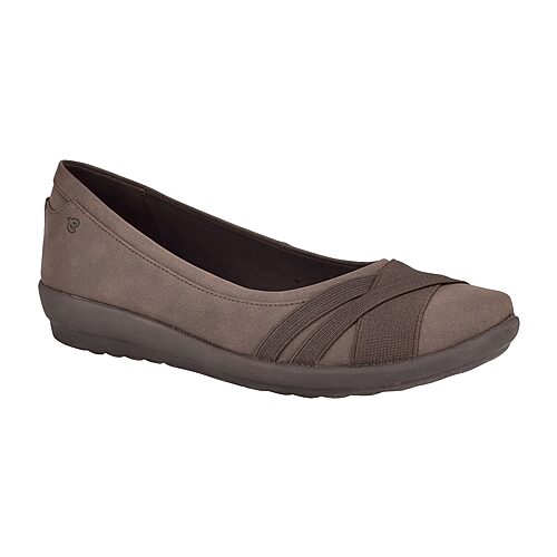 Easy Spirit Acasia Womens Round Closed Toe Oxford Shoes, 8 Wide, Brown