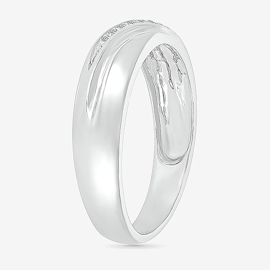 4.65mm Unisex Adult 1/4 CT. T.W. Natural White Diamond 10K Gold Marquise Side Stone Wedding Ring Set