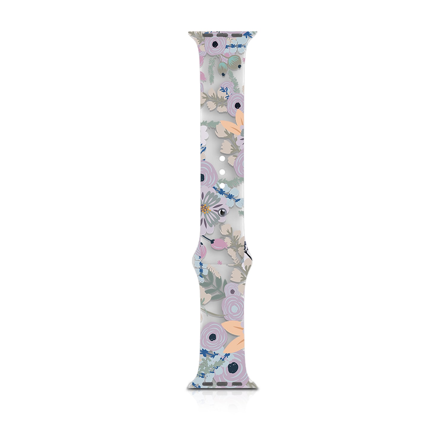 Plum Pretty Sugar Floral Apple Watch Band - Size Large