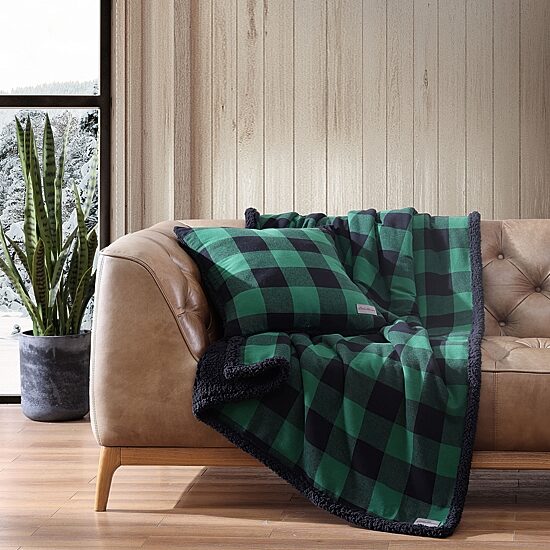 Eddie Bauer Fur Like 2pc 2-pc. Washable Lightweight Throw