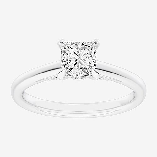 Modern Bride (g-h / Si1-si2) Womens 1 1/7 Ct. T.w. Lab Grown White Diamond 14k Gold Solitaire Engagement Ring