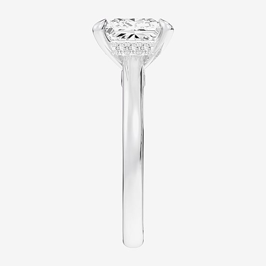 (G-H / Si1-Si2) Womens 2 1/5 CT. T.W. Lab Grown White Diamond 14K Gold Solitaire Engagement Ring