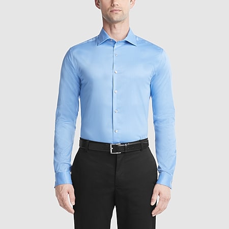 arrow dress shirts classic fit Arrow Men's Dress Shirt Wrinkle Free Classic Fit Spread-Collar Onyx Gray NWT
